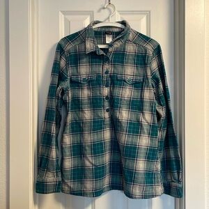 PATAGONIA Women’s Plaid Roustabout Shirt SZ 12